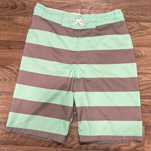 Cat & Jack Mint Green and Grey Swim Shorts